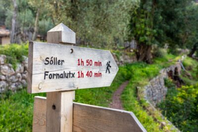 Wanderweg, Schild, Natur