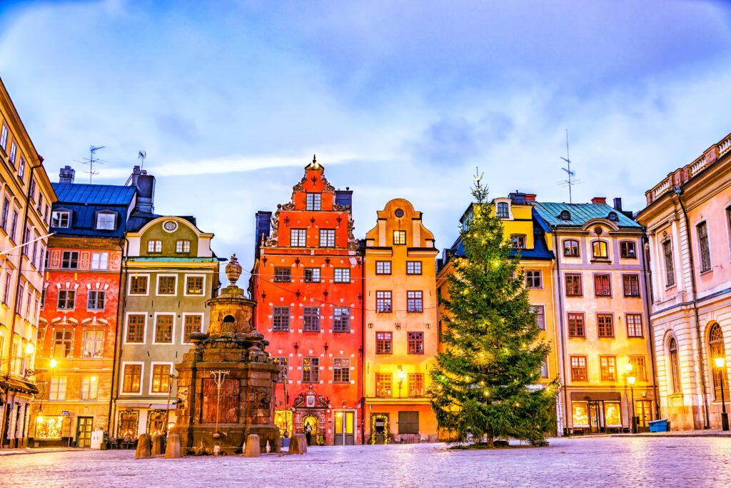 Leuchtendes Stockholm